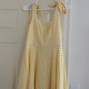 Francesca’s Yellow Flower Dress - brand new with tag